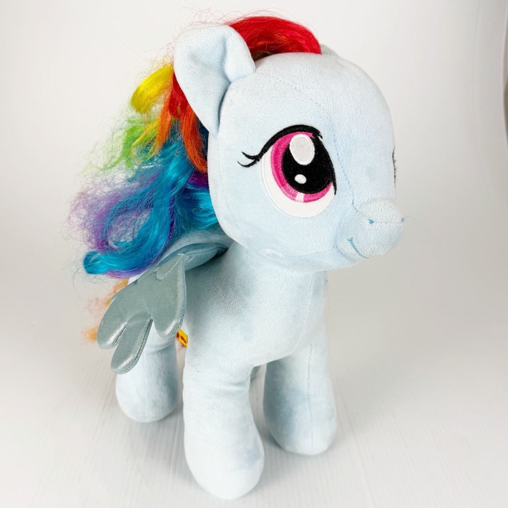 Build a Bear Workshop Rainbow Dash My Little Pony Blue Stuffed Animal 16 Inches